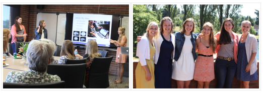 summer interns from 2013 make presentations